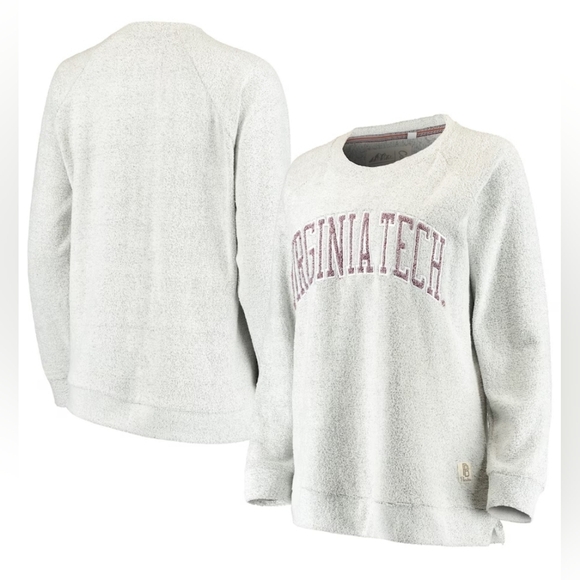 Virginia Tech Pressbox Gray Sweatshirt with Virginia Tech Logo Women Size Large‎ - Picture 11 of 11